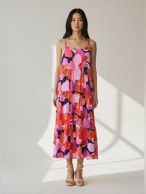 Anrabess Floral Print Maxi Dress